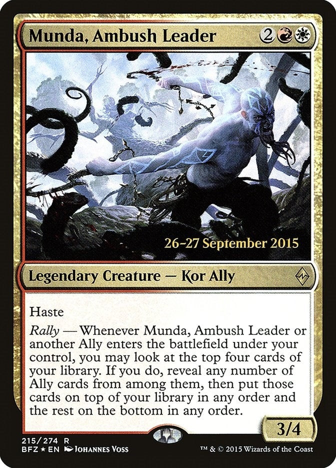 Image for Munda, Ambush Leader (Prerelease Cards) (215) - Magic: The Gathering
