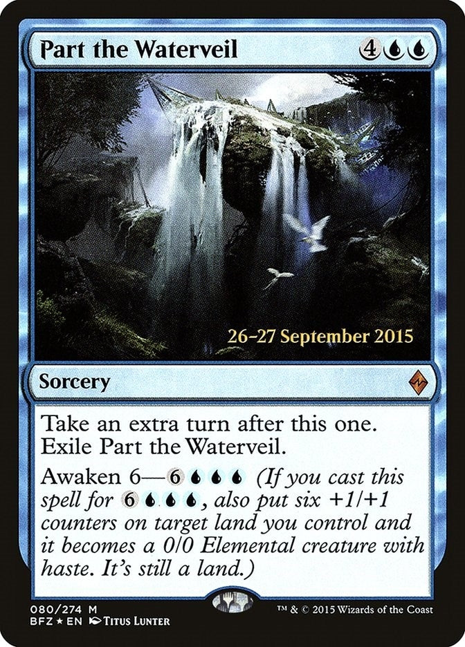 Image for Part the Waterveil (Prerelease Cards) (80) - Magic: The Gathering