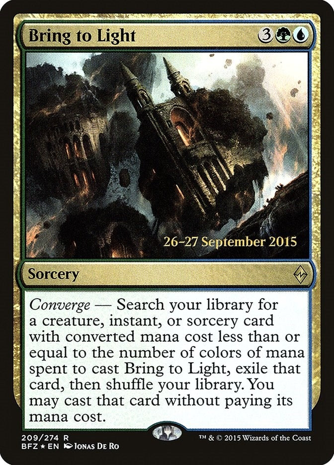 Image for Bring to Light (Prerelease Cards) (209) - Magic: The Gathering
