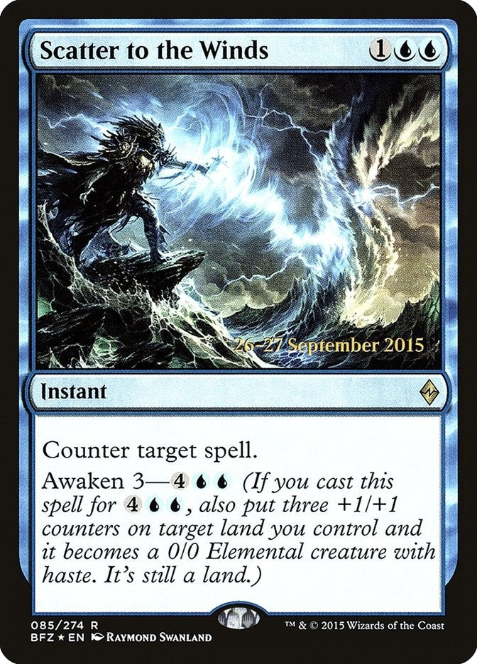 Image for Scatter to the Winds (Prerelease Cards) (85) - Magic: The Gathering
