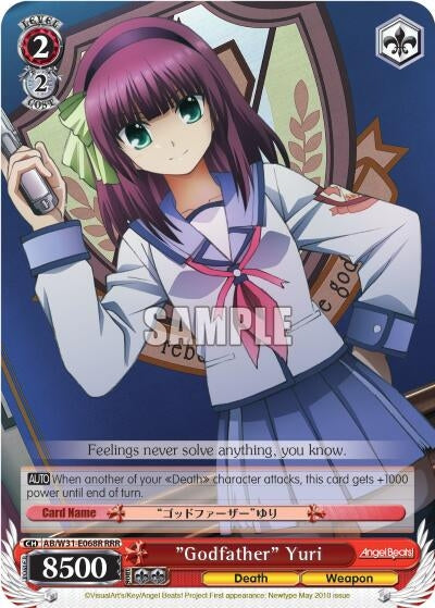 Image for "Godfather" Yuri (RRR) (Angel Beats! Re:Edit) (AB/W31-E068R RRR) - Weiss Schwarz