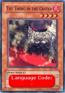 The Thing in the Crater (V.1 - Common) - Invasion of Chaos (Common) [IOC-063]