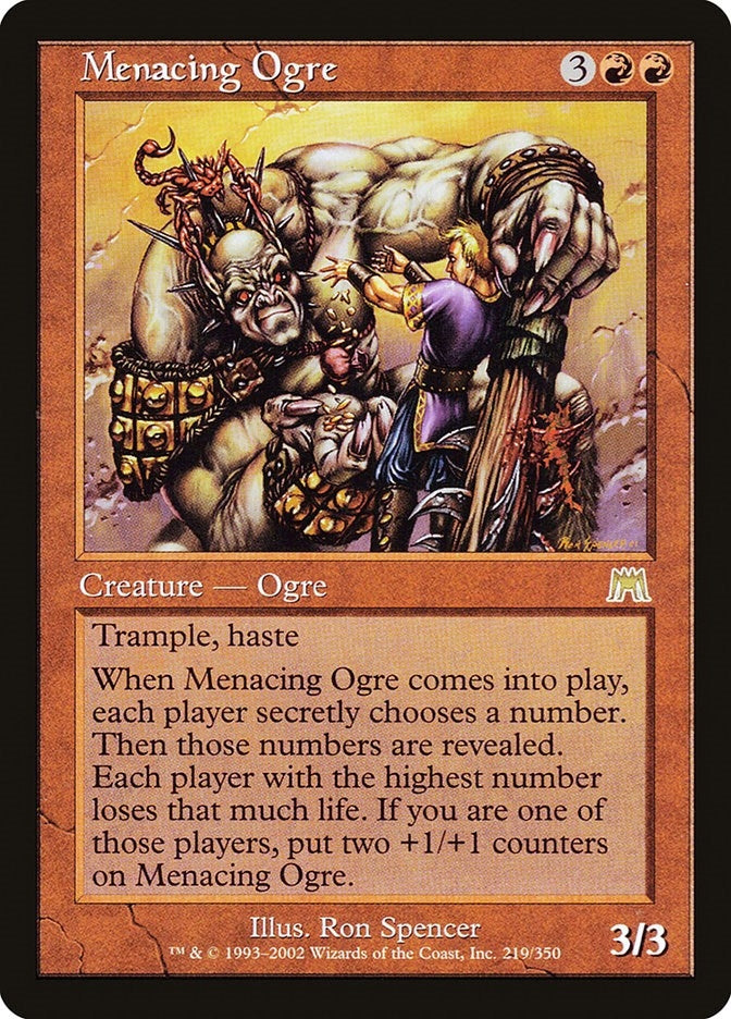 Image for Menacing Ogre (Onslaught) (219) - Magic: The Gathering