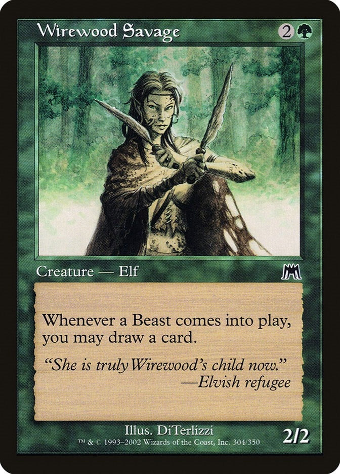 Image for Wirewood Savage (Onslaught) (304) - Magic: The Gathering