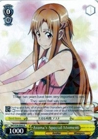Image for Asuna's Special Moment (Sword Art Online Vol.2) (SAO/S26-E003 R) - Weiss Schwarz