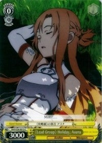 Image for Lead Group Holiday, Asuna (Sword Art Online Vol.2) (SAO/S26-E013 C) - Weiss Schwarz