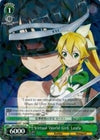 Image for Virtual World Girl, Leafa (Sword Art Online Vol.2) (SAO/S26-E025 R) - Weiss Schwarz