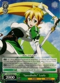 Image for "Speedholic" Leafa (Sword Art Online Vol.2) (SAO/S26-E027 U) - Weiss Schwarz