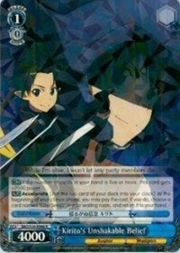 Image for Kirito's Unshakable Belief (Sword Art Online Vol.2) (SAO/S26-E066 R) - Weiss Schwarz