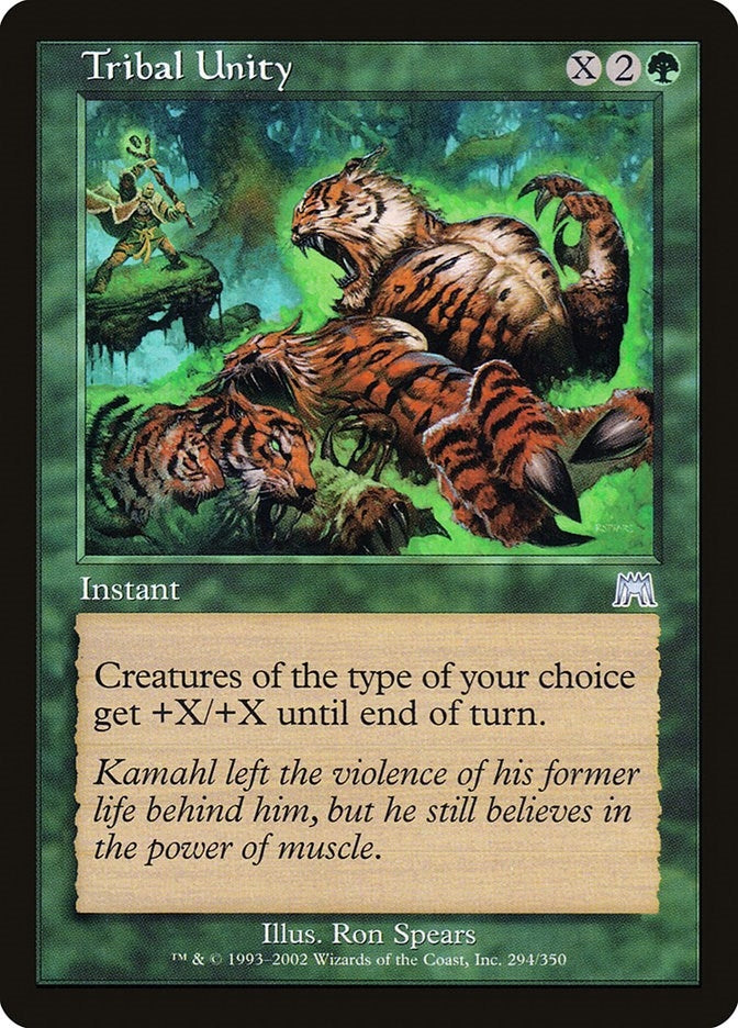 Image for Tribal Unity (Onslaught) (294) - Magic: The Gathering