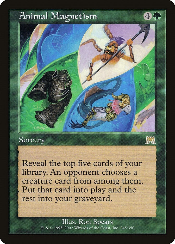 Image for Animal Magnetism (Onslaught) (245) - Magic: The Gathering