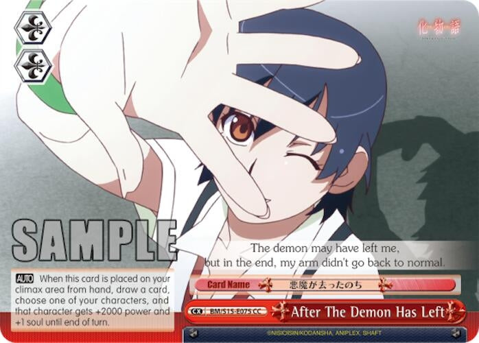Image for After The Demon Has Left (BAKEMONOGATARI) (BM/S15-E075 CC) - Weiss Schwarz