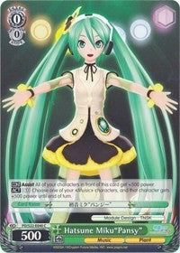 Image for Hatsune Miku"Pansy" (Hatsune Miku -Project DIVA- f) (PD/S22-E040 C) - Weiss Schwarz