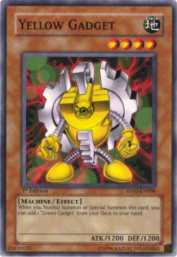 Yellow Gadget - Structure Deck: Machine Re-Volt (Common) [SD10-008]