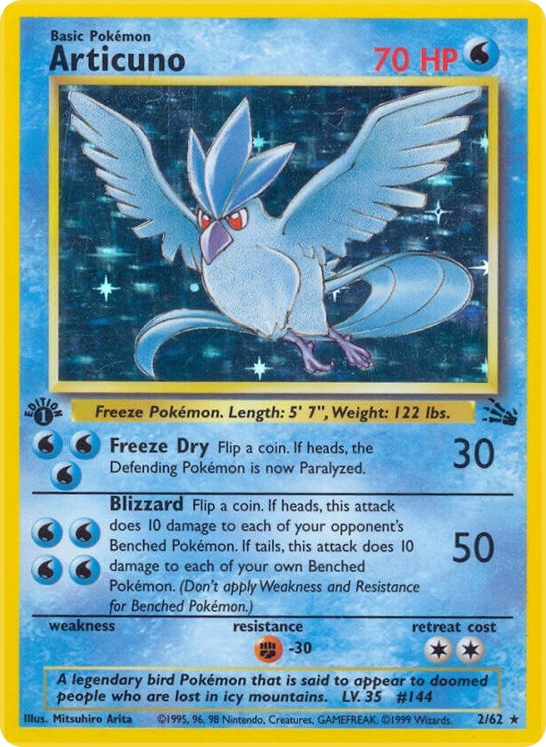 Image for Articuno (2) (Fossil) (02/62) - Pokemon