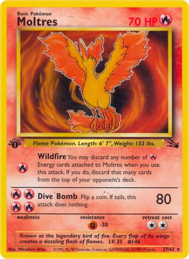 Image for Moltres (27) (Fossil) (27/62) - Pokemon