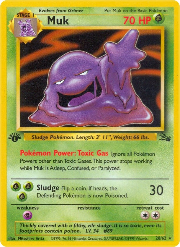 Image for Muk (28) (Fossil) (28/62) - Pokemon