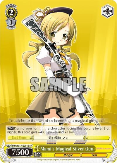 Image for Mami's Magical Silver Gun (SR) (Puella Magi Madoka Magica) (MM/W17-E001S SR) - Weiss Schwarz