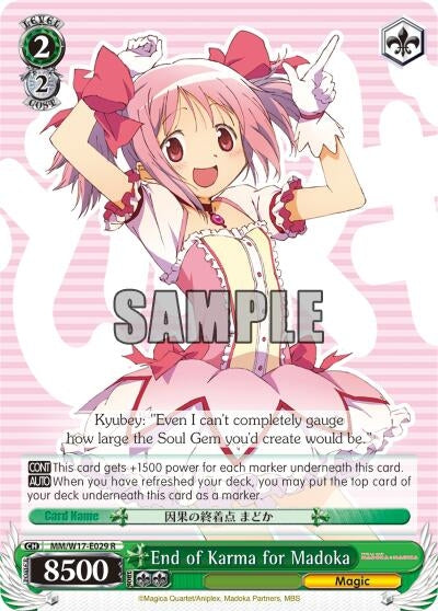 Image for End of Karma for Madoka (Puella Magi Madoka Magica) (MM/W17-E029 R) - Weiss Schwarz
