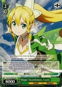 Image for Magic Swordsman, Leafa (Sword Art Online) (SAO/S20-E026 RR) - Weiss Schwarz
