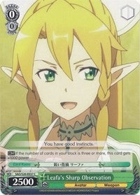 Image for Leafa's Sharp Observation (Sword Art Online) (SAO/S20-E037 C) - Weiss Schwarz