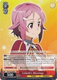 Image for Lisbeth's Blessings (Sword Art Online) (SAO/S20-E048 R) - Weiss Schwarz
