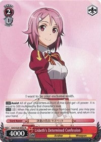 Image for Lisbeth's Determined Confession (Sword Art Online) (SAO/S20-E053 R) - Weiss Schwarz
