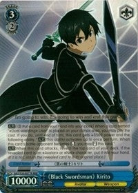 Image for "Black Swordsman" Kirito (RRR) (Sword Art Online) (SAO/S20-E077R RRR) - Weiss Schwarz