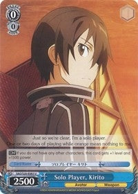 Image for Solo Player, Kirito (Sword Art Online) (SAO/S20-E083 U) - Weiss Schwarz
