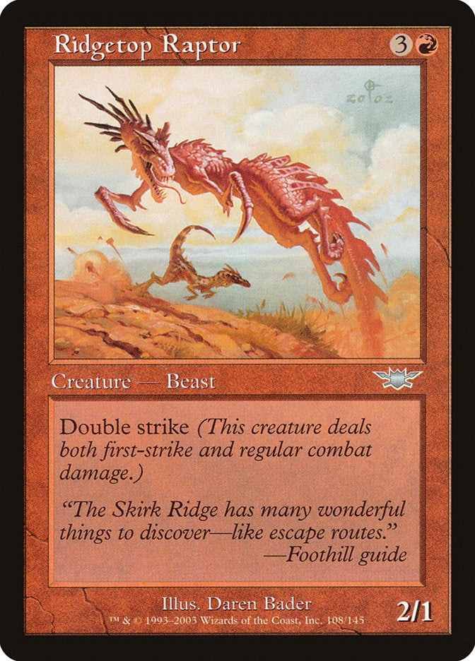 Image for Ridgetop Raptor (Legions) (108) - Magic: The Gathering