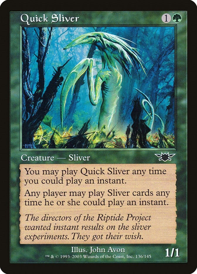Image for Quick Sliver (Legions) (136) - Magic: The Gathering