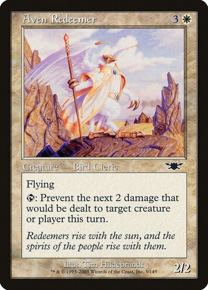 Image for Aven Redeemer (Legions) (3) - Magic: The Gathering