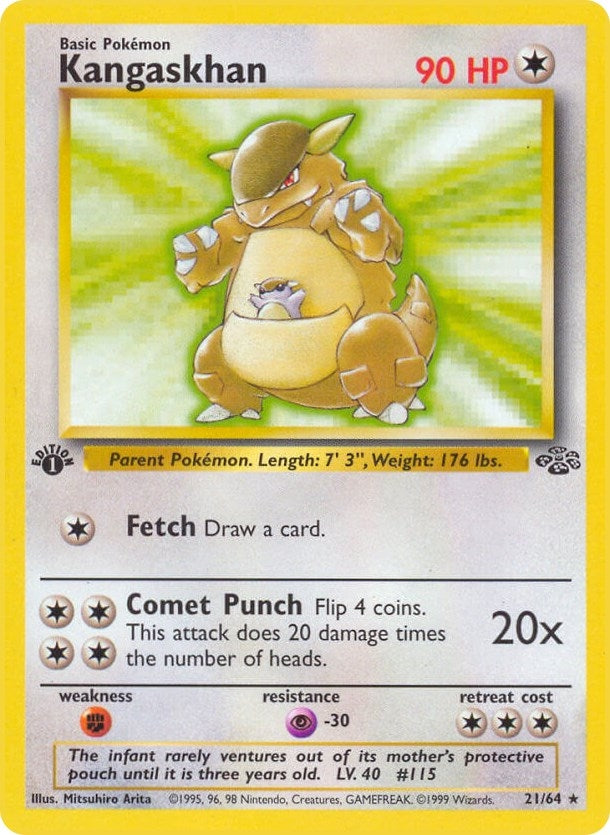 Image for Kangaskhan (21) (Jungle) (21/64) - Pokemon