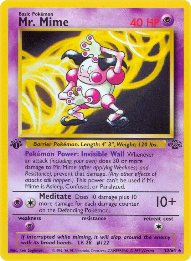 Image for Mr. Mime (22) (Jungle) (22/64) - Pokemon