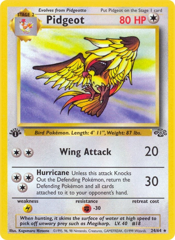 Image for Pidgeot (24) (Jungle) (24/64) - Pokemon