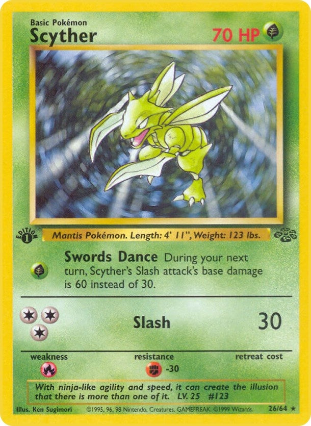 Image for Scyther (26) (Jungle) (26/64) - Pokemon