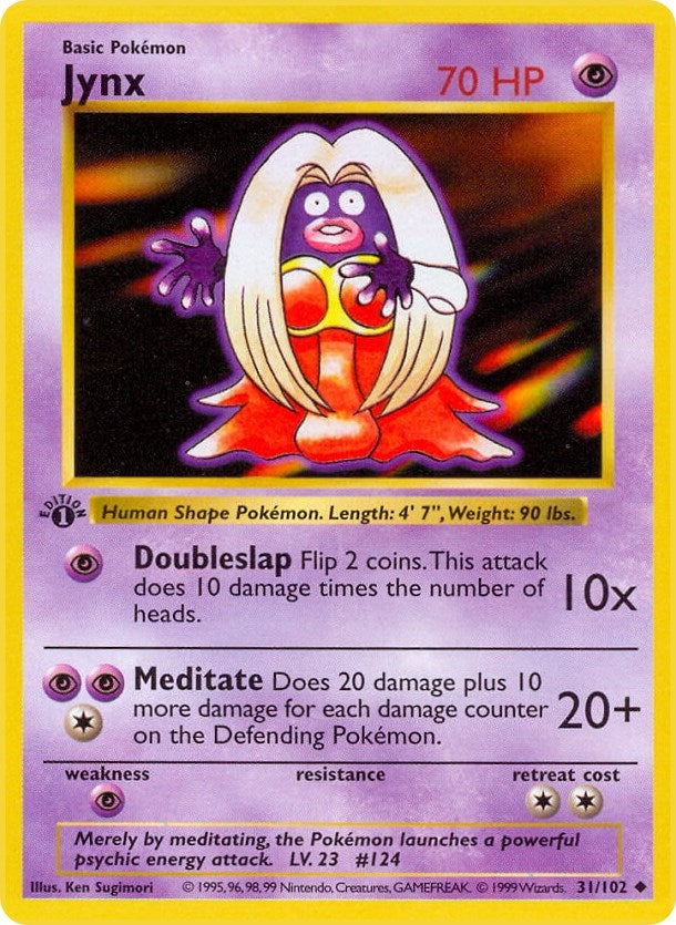 Image for Jynx (Base Set (Shadowless)) (031/102) - Pokemon