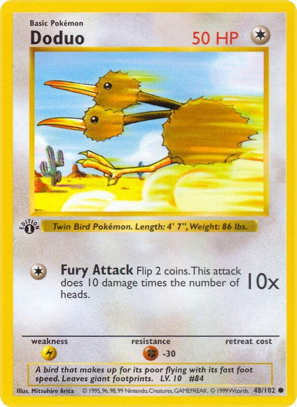Image for Doduo (Base Set (Shadowless)) (048/102) - Pokemon