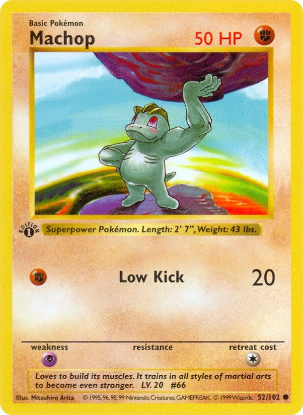 Image for Machop (Base Set (Shadowless)) (052/102) - Pokemon