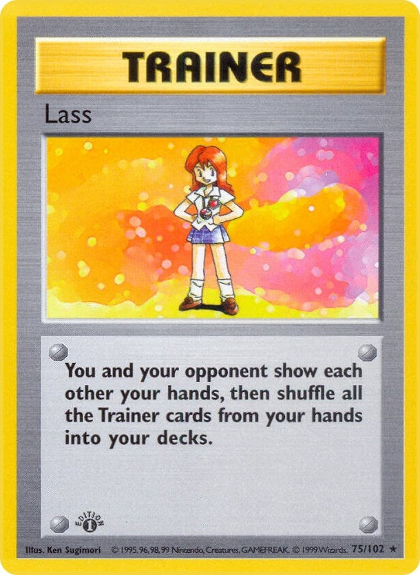 Image for Lass (Base Set (Shadowless)) (075/102) - Pokemon