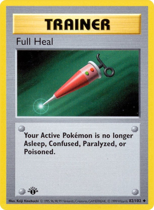 Image for Full Heal (Base Set (Shadowless)) (082/102) - Pokemon