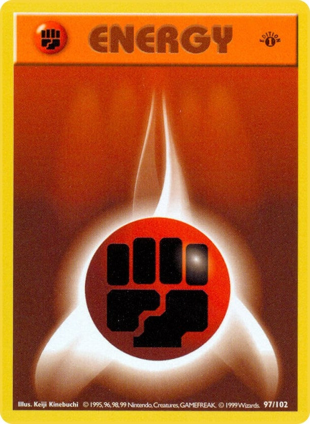 Image for Fighting Energy (Base Set (Shadowless)) (097/102) - Pokemon