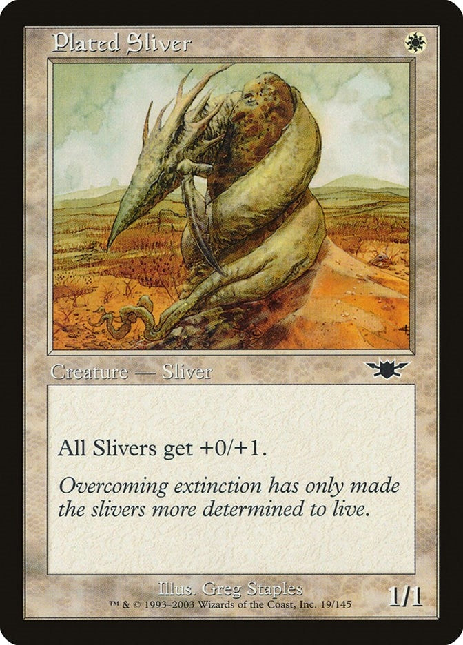 Image for Plated Sliver (Legions) (19) - Magic: The Gathering