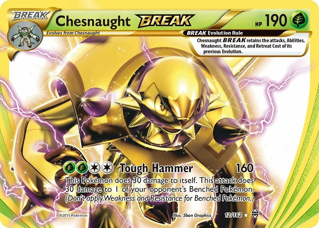 Image for Chesnaught BREAK (XY - BREAKthrough) (12/162) - Pokemon