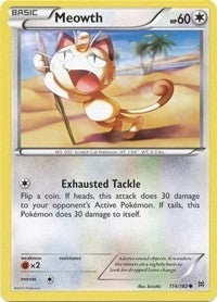 Image for Meowth (XY - BREAKthrough) (114/162) - Pokemon