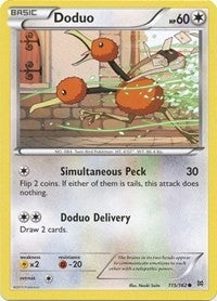 Image for Doduo (115) (XY - BREAKthrough) (115/162) - Pokemon