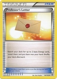 Image for Professor's Letter (XY - BREAKthrough) (146/162) - Pokemon