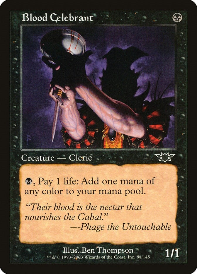 Image for Blood Celebrant (Legions) (61) - Magic: The Gathering
