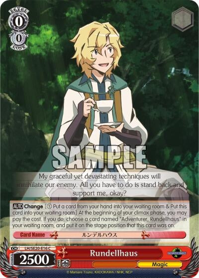 Image for Rundellhaus (Alternate Foil) (LOG HORIZON) (LH/SE20-E16 C) - Weiss Schwarz