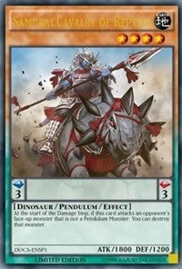 Image for Samurai Cavalry of Reptier (ENSP1) (Dimension of Chaos) (DOCS-ENSP1) - YuGiOh